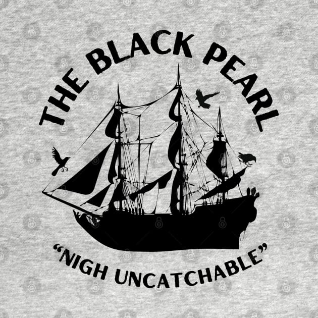 Nigh Uncatchable The Black Pearl Pirate Ship by Andrew Collins